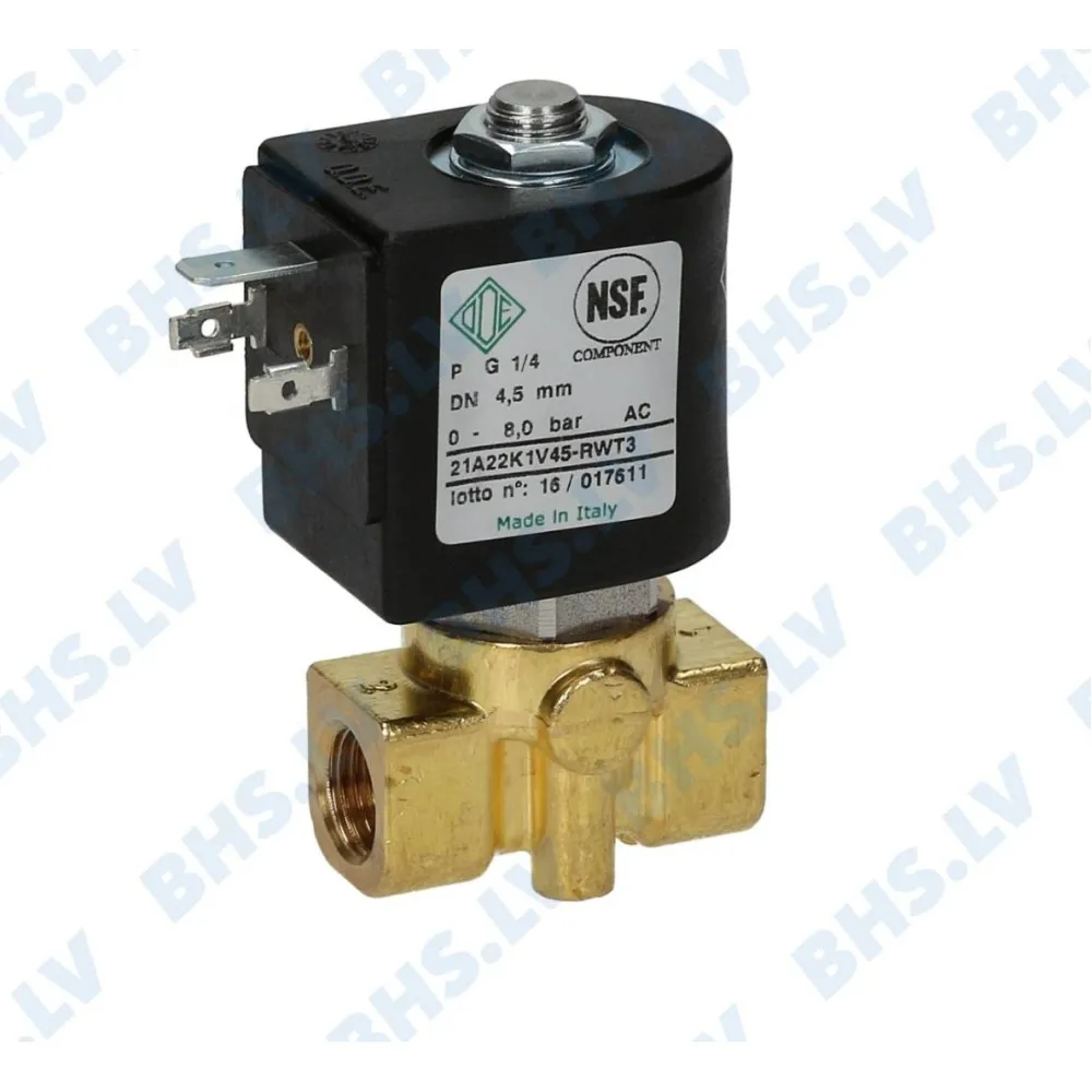 SOLENOID VENTIIL ODE 2 TEEDEGA ø 1/4