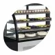 Elegant Black Glass Pastry Showcase LPD1200C