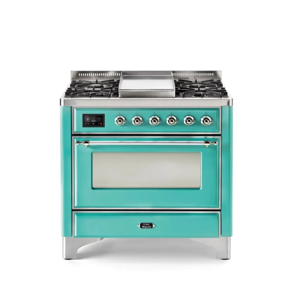 Cuisinière Premium M09N à 6 Brûleurs et Plaque de Friture