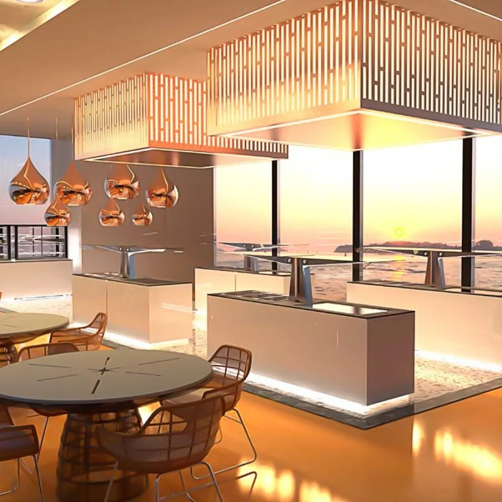 Pašapkalpošanās vitrīna BUFFET 65E