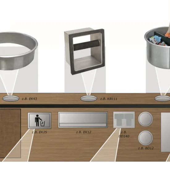 Furniture and organizers for customer comfort