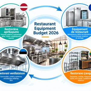 Kiek kainuoja įrengti kavinę, piceriją ir restoraną 2026 metais?