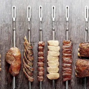 Rotacinio grilio sprendimas įvairių maisto produktų gamybai
