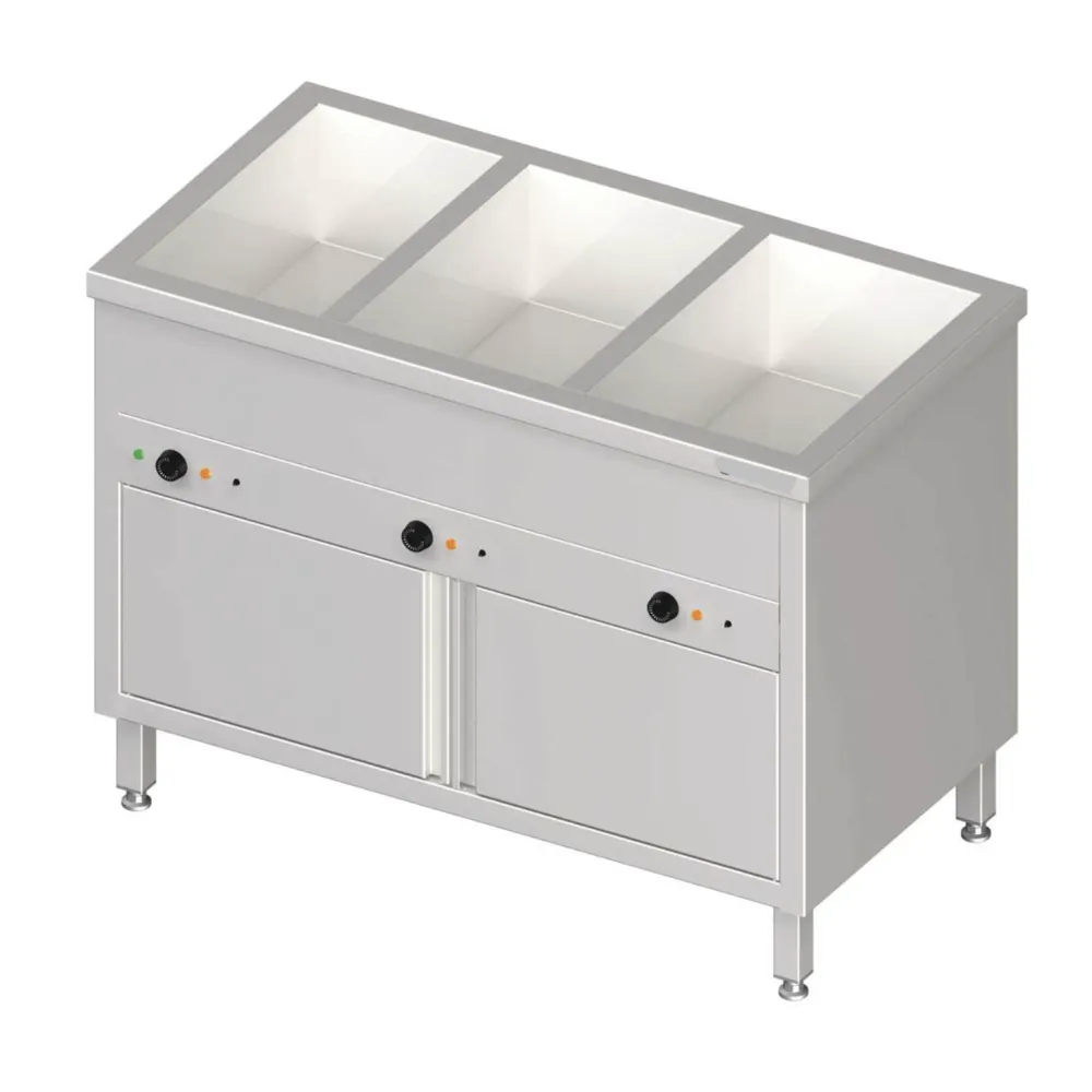 Versatile 3 GN 1/1 Chafing Dish with Closet