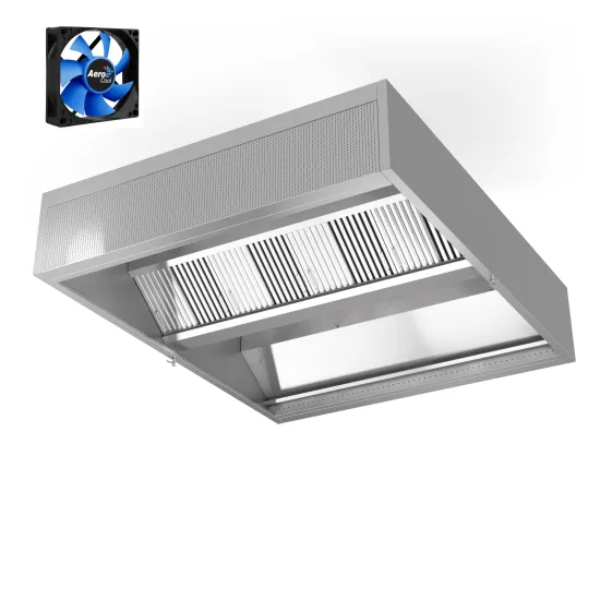 HFCD island hood with air jet and air supply STHORM