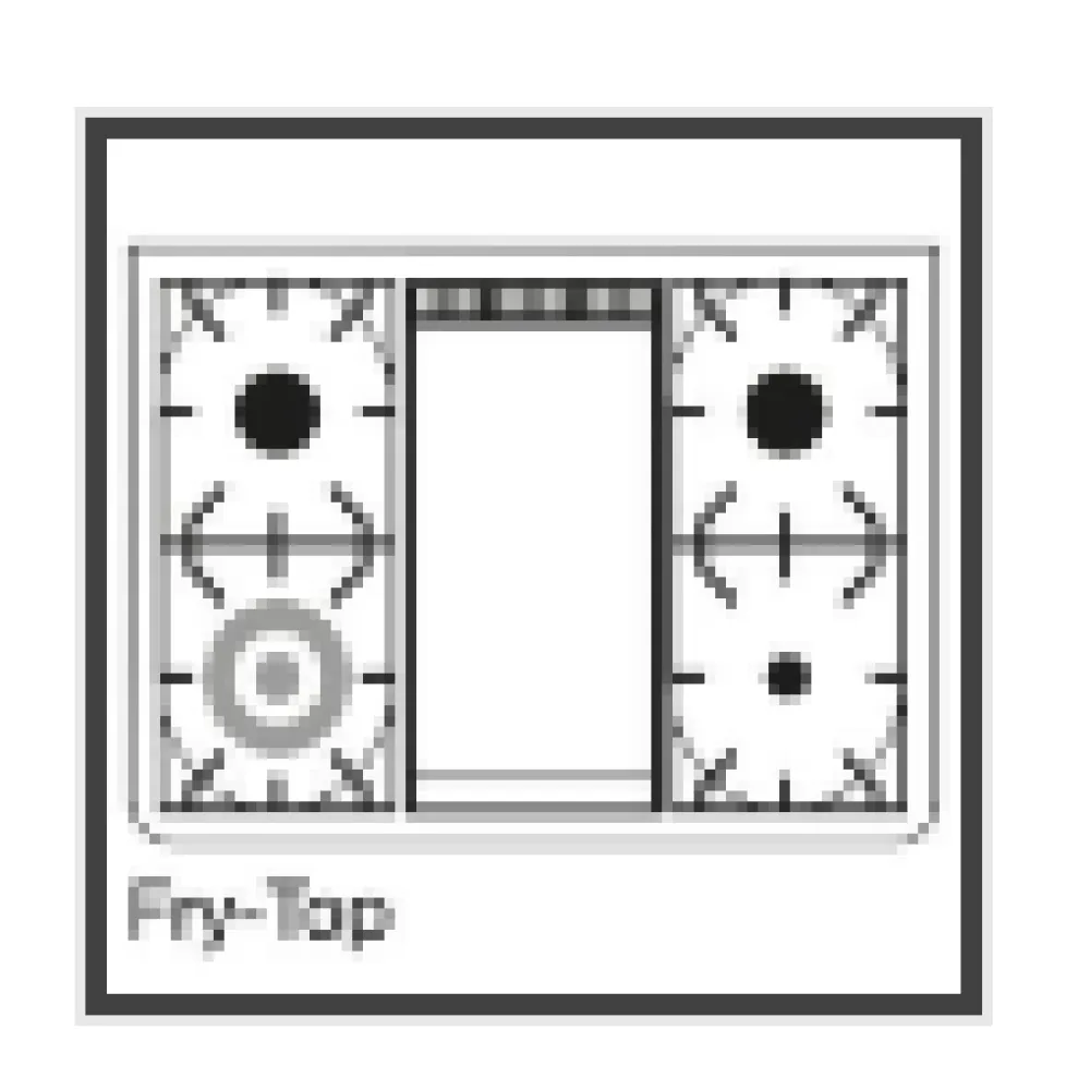 Cuisinière Premium M09N à 6 Brûleurs et Plaque de Friture