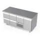 Heavy-Duty Cooling Counter 1720 mm with Drawers