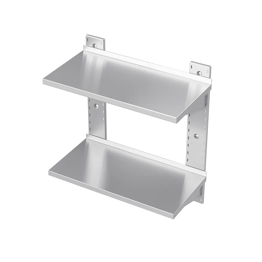 Elegant Double Metal Shelf for Dish Storage - 1500-3 Elegant Double Metal Shelf for Dish Storage - 1500-3