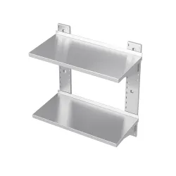 Metal wall shelf double 500-3