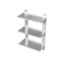 Metal wall shelf triple 500-3
