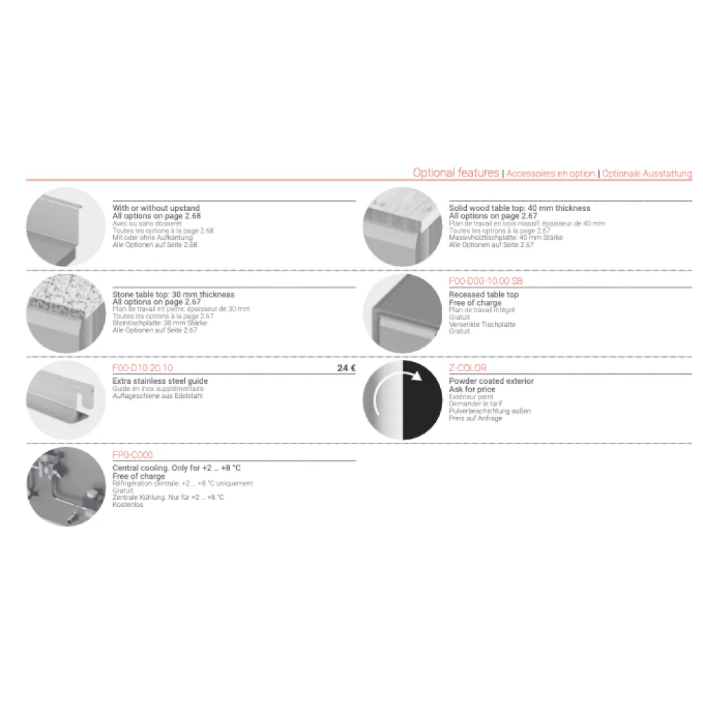 Konditorejas ledusskapis galds P307 - Pārdomāts risinājums