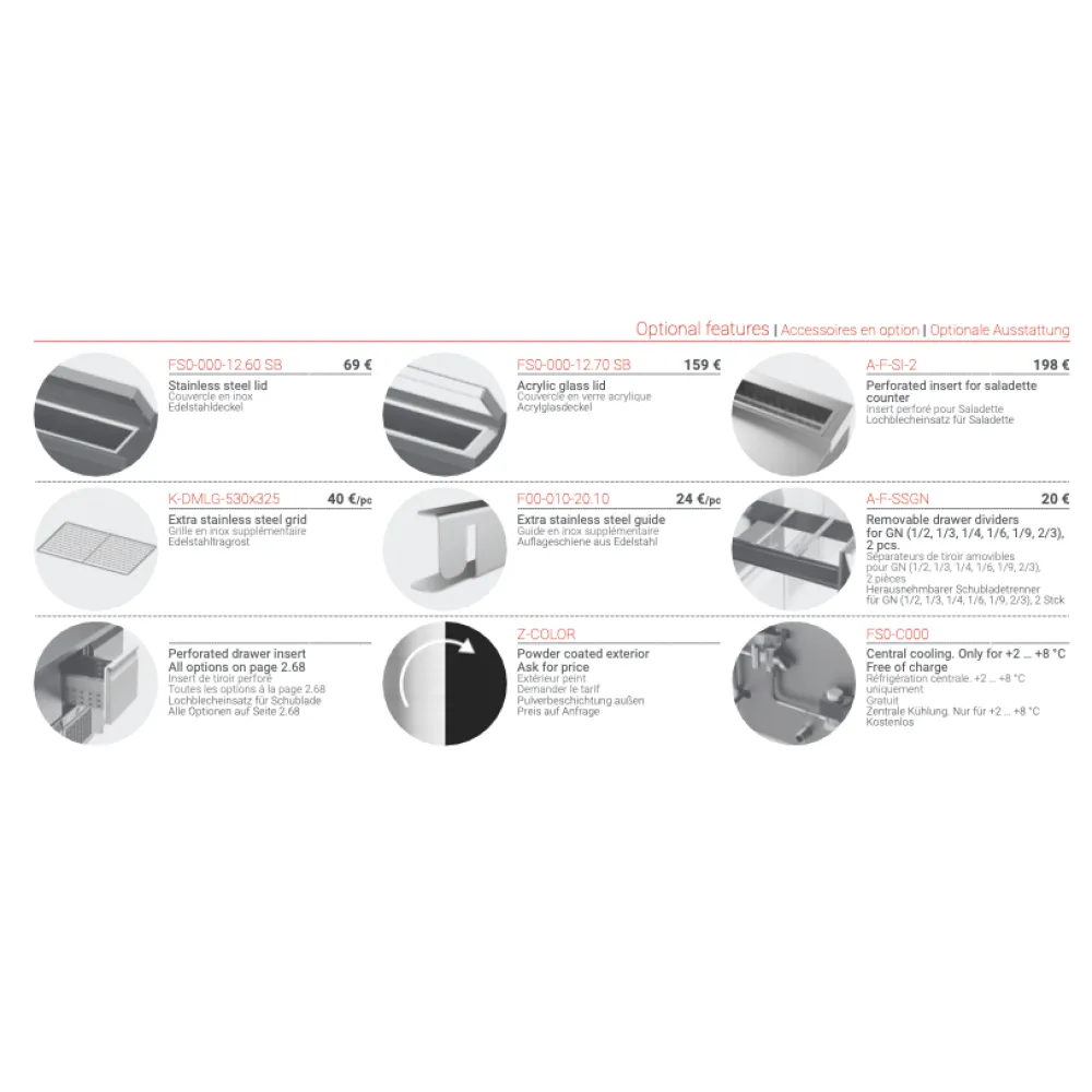 Profesionalus šaldymo stalas P101