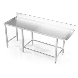 Table to dishwasher with space for equipment 1200
