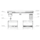 Versatile Stainless Steel Surface Table
