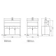 Athena N3 AL Buffet Module with Shelves