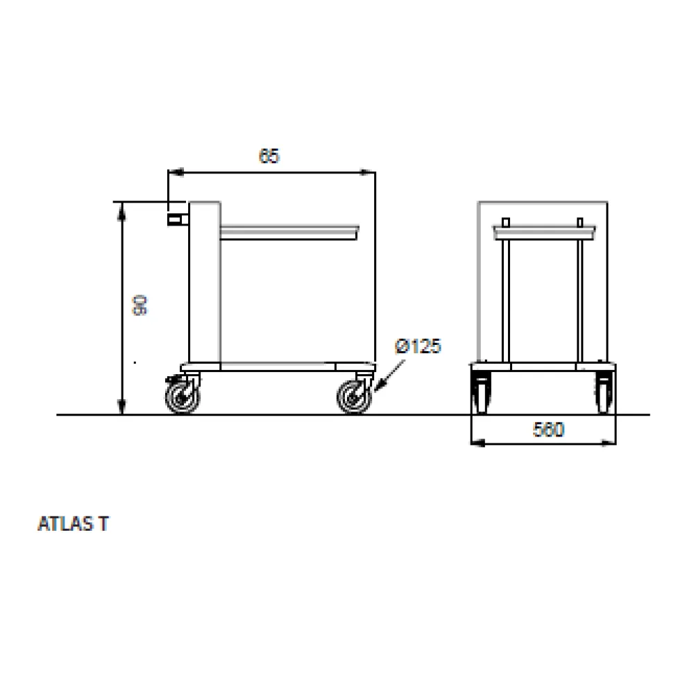 Chariot Distributeur de Vaisselle Atlas