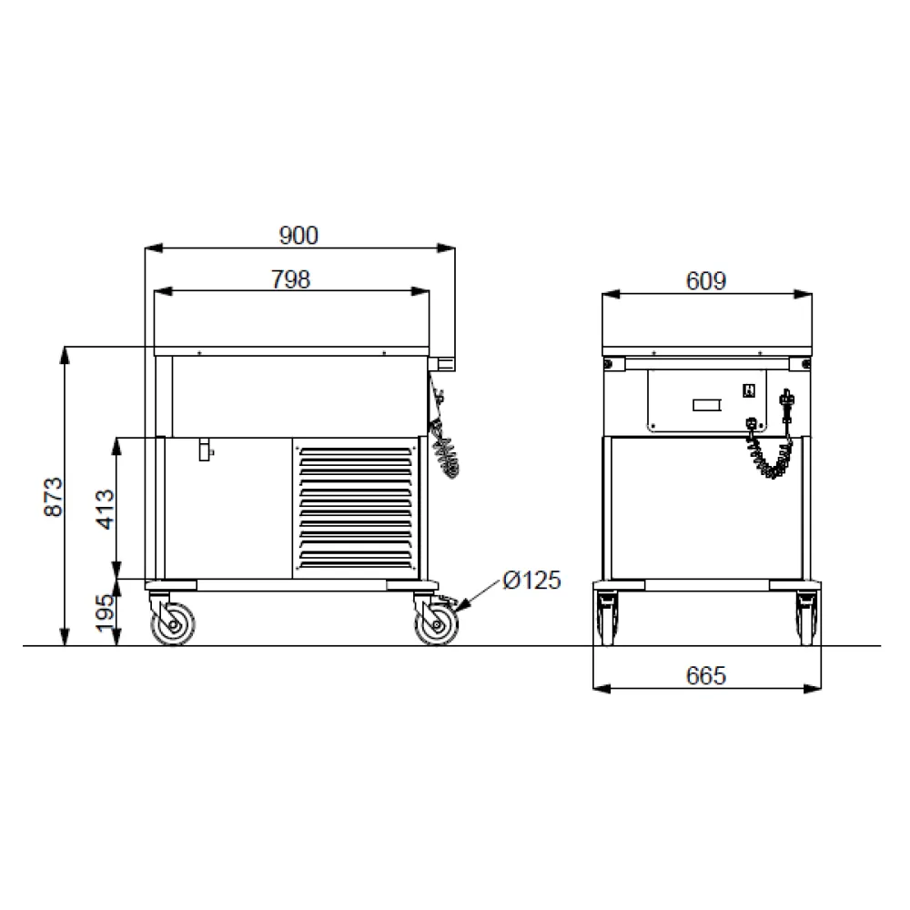Advanced Cooling Trolley Compass 2