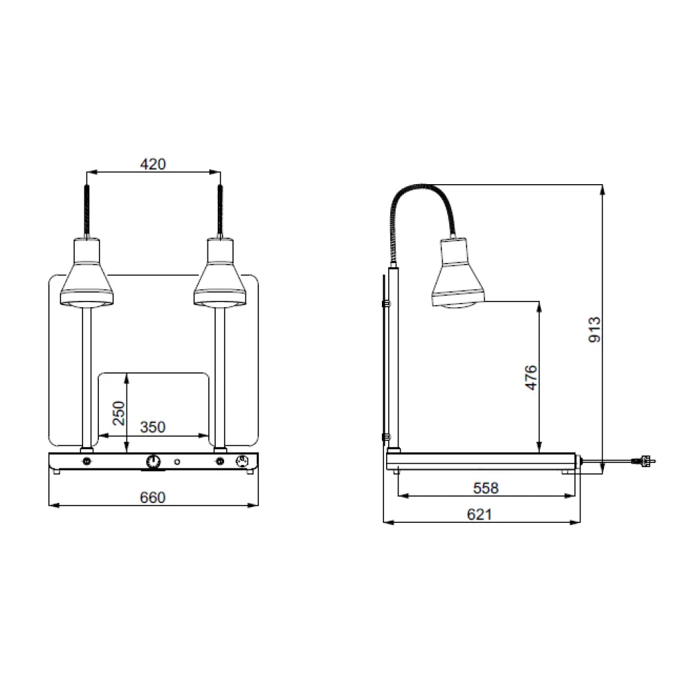 Chauffage Électrique Infrarouge Helios 2/1
