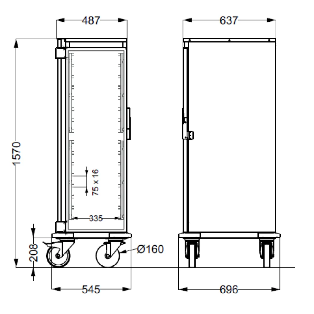Тележка NEUTROVEGA 1 C16 - Профессиональный выбор