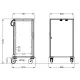 Mobile Stainless Steel Hot Cabinet - Thermovega