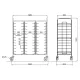 Профессиональная тележка для подносов TRAY 36