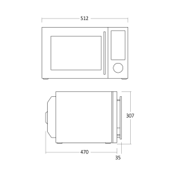 Microwave oven MIC 2501