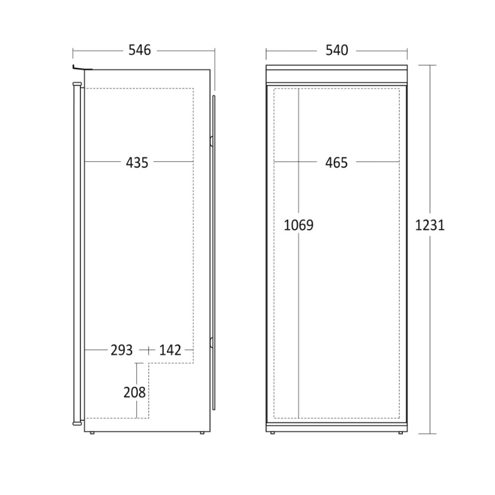 Built-in Šaldytuvas BIK 222 W