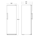 Ledusskapis SKS 332 W - Premium izvēle
