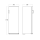 Effortless Defrost Freezer 206L