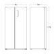 Ultra Modern Combi Fridge SKF 562 W