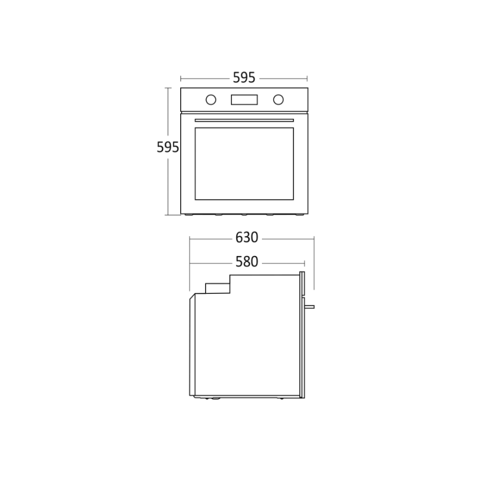 XO 6800 Integruota Krosnelė