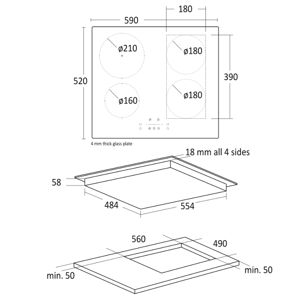 IKF 60 Flex Induction Stove