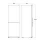 Versatile Combi Fridge with Frost-Free Freezer