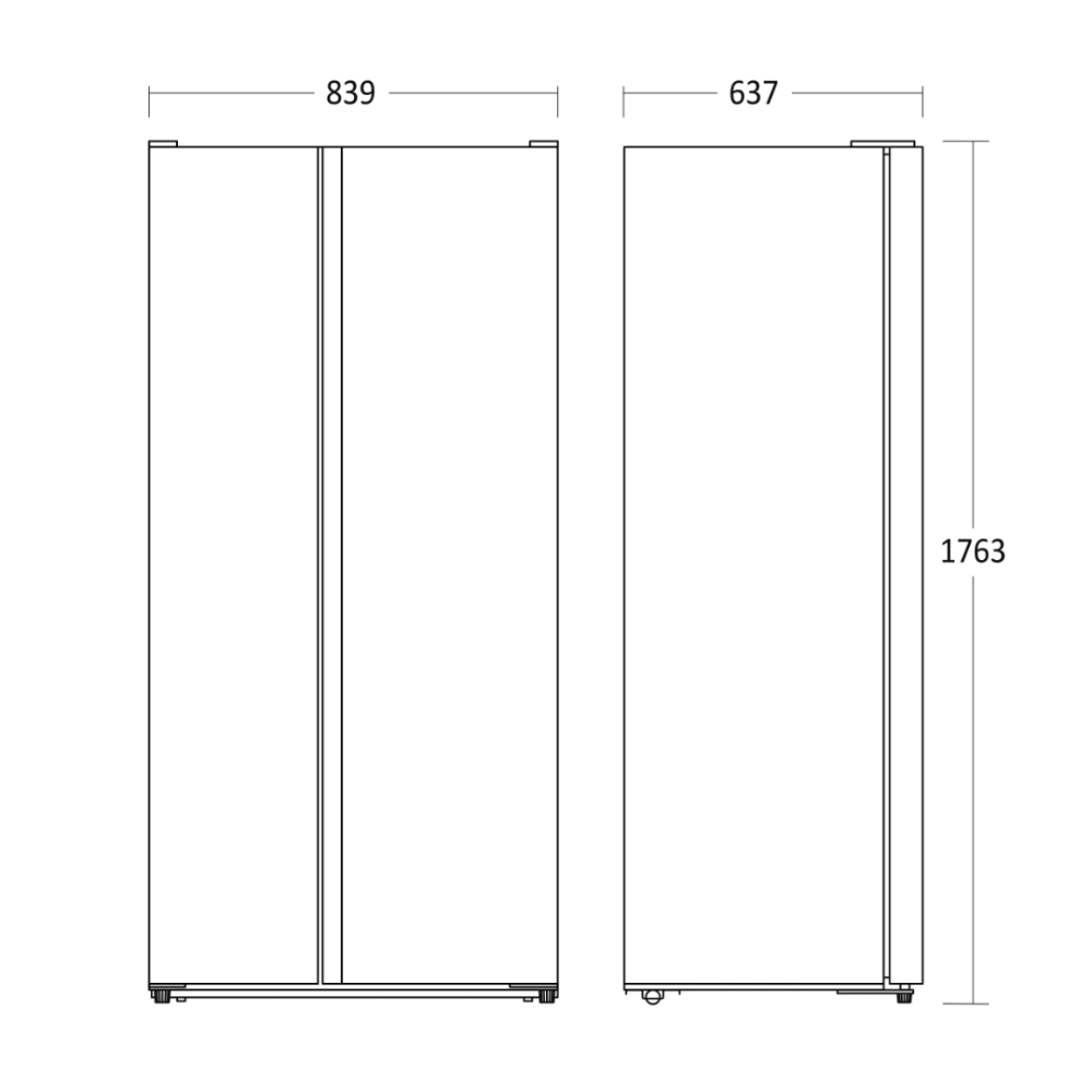 Efficient NoFrost Combi Refrigerator