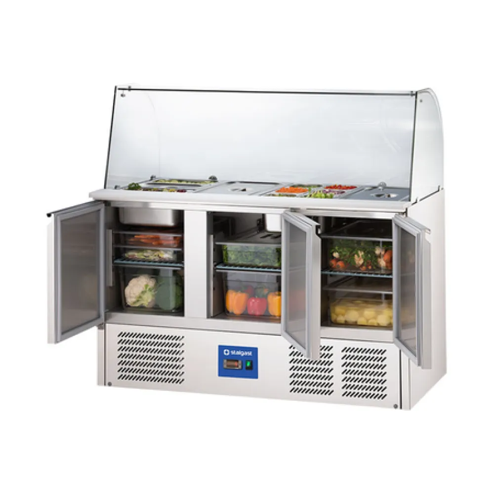 Chilled Salad Display Counter 16 x GN1/4