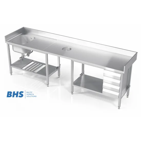 Les tables de travail pour les cuisines