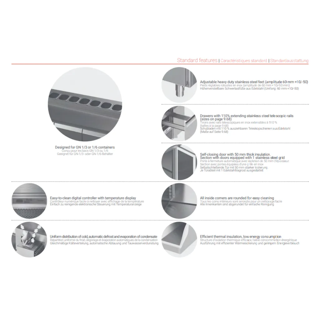 Šaldymo stalas P433 2130mm