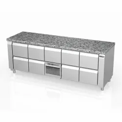 Galds ledusskapis ar granīta virsmu P414 2130mm