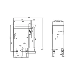 Elektrinė viryklė su orkaite CFM4-66ETX/V