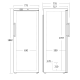 Šaldytuvas 510L GUR 590 W (31318510000GUR590WB)