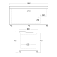 Parduotuvės vitrina 430L SIF600ADGC (23424410000SIF600ADGC)