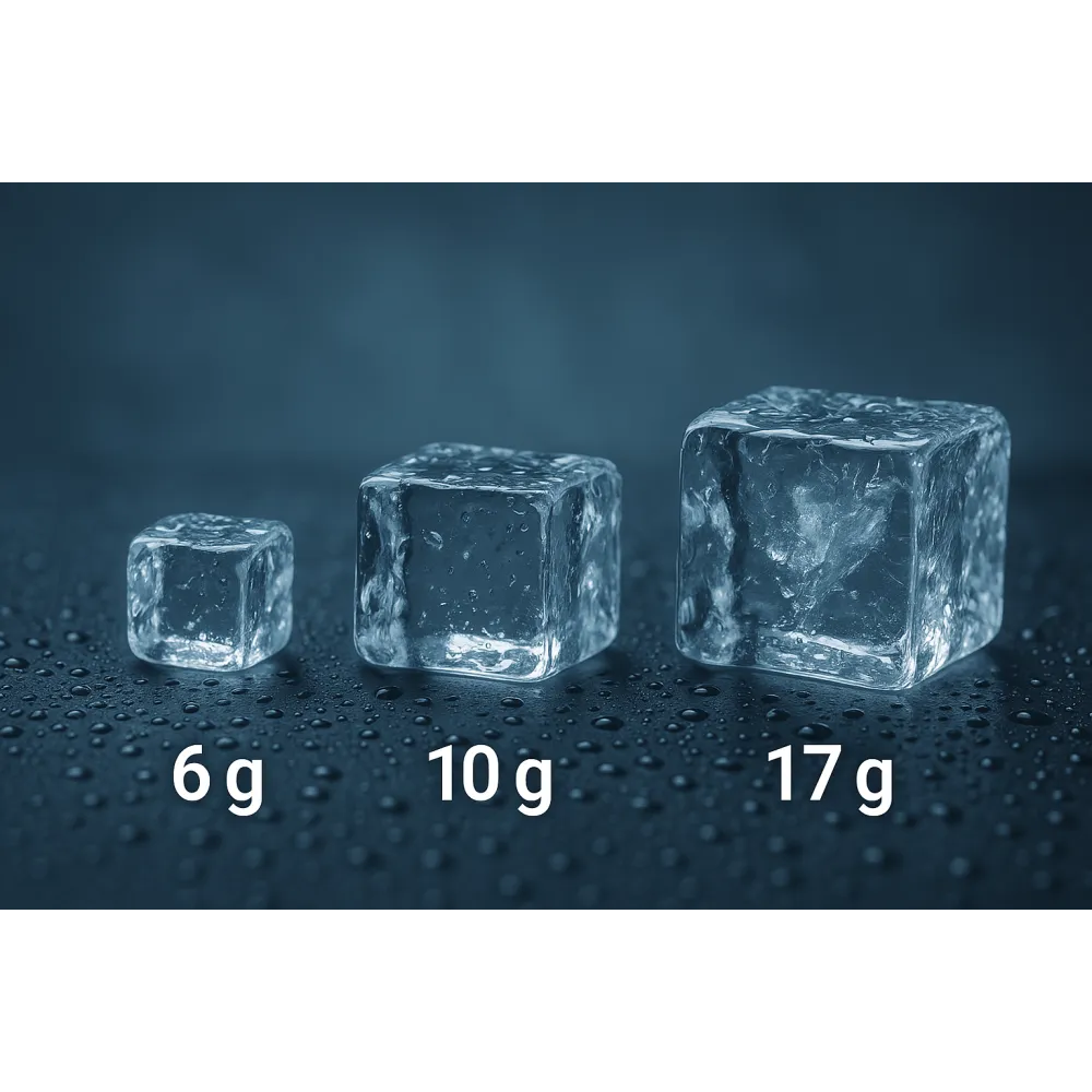 KQ252 ledus ražotājs - 250 kg/24h