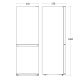 Family-Friendly Combi Fridge CBF269WE