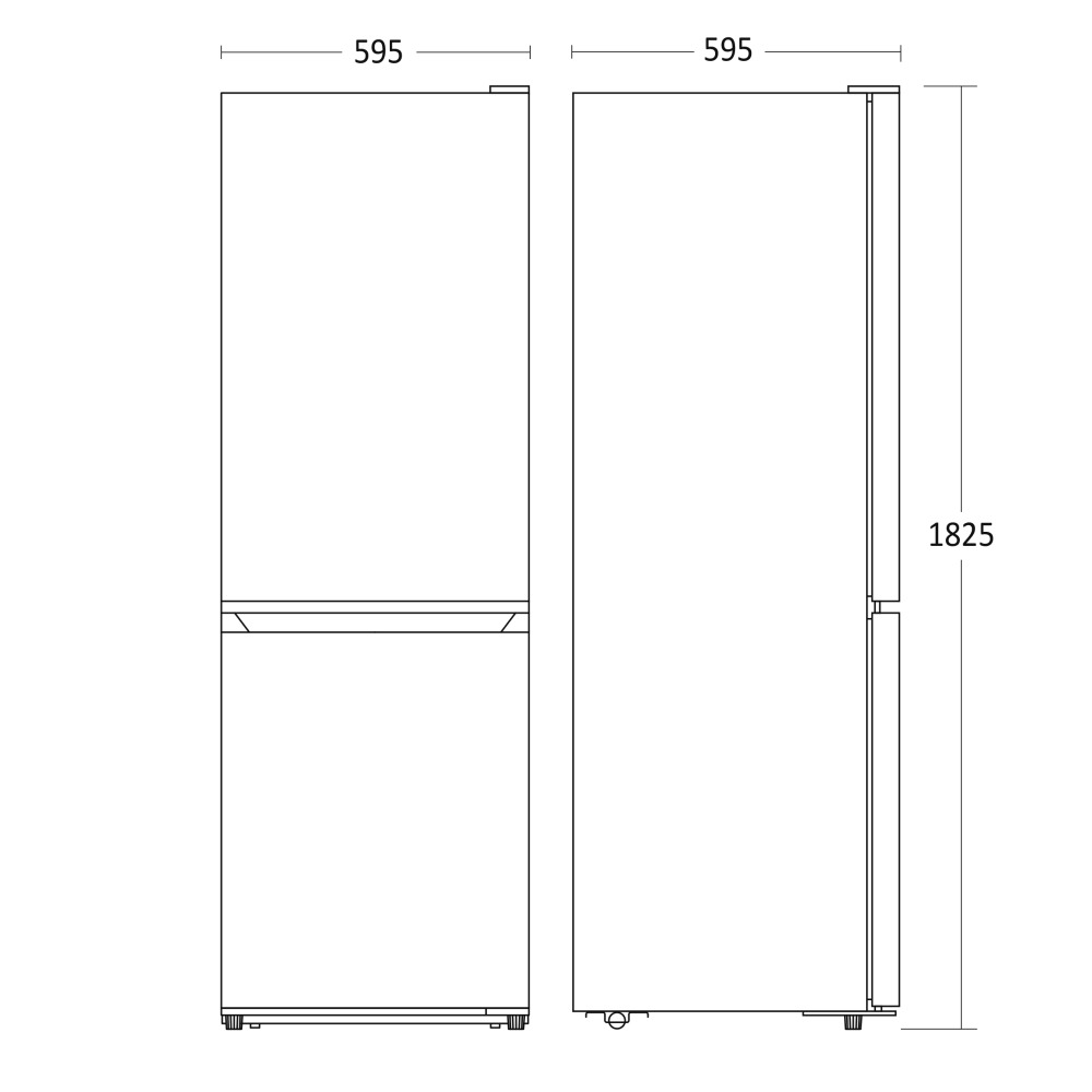 Eco-Friendly Combi Fridge-Freezer CBF304WE