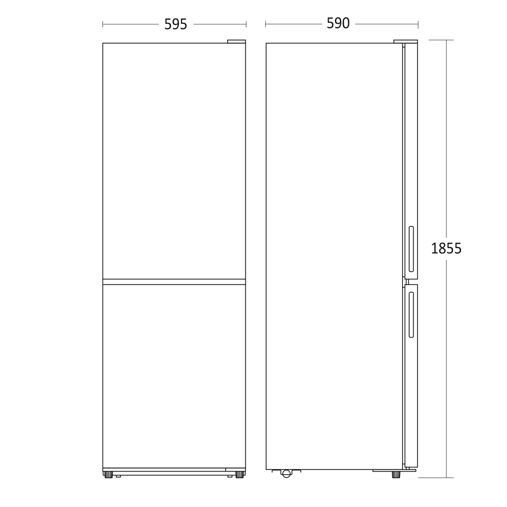 Réfrigérateur Combi SKF327WE - Votre Allié Fraîcheur