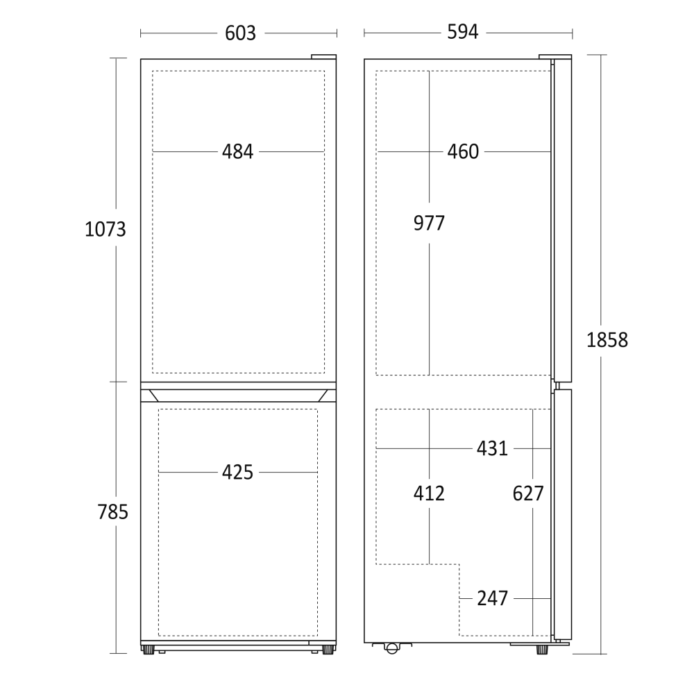 CBF315WE Combi Fridge - Perfect for Every Household