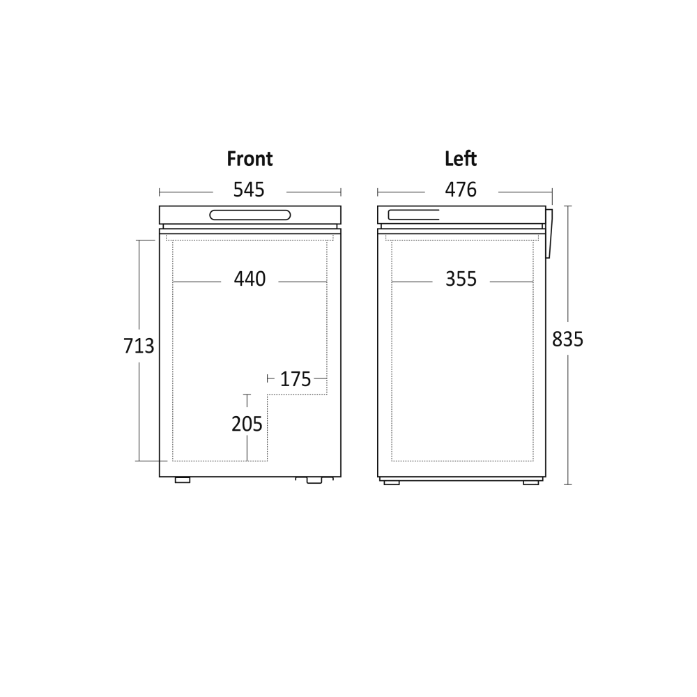 Ultra-Efficient Chest Freezer CF100WD