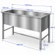 Bac en Acier Inoxydable 1600 mm - Idéal pour Professionnels Bac en Acier Inoxydable 1600 mm - Idéal pour Professionnels