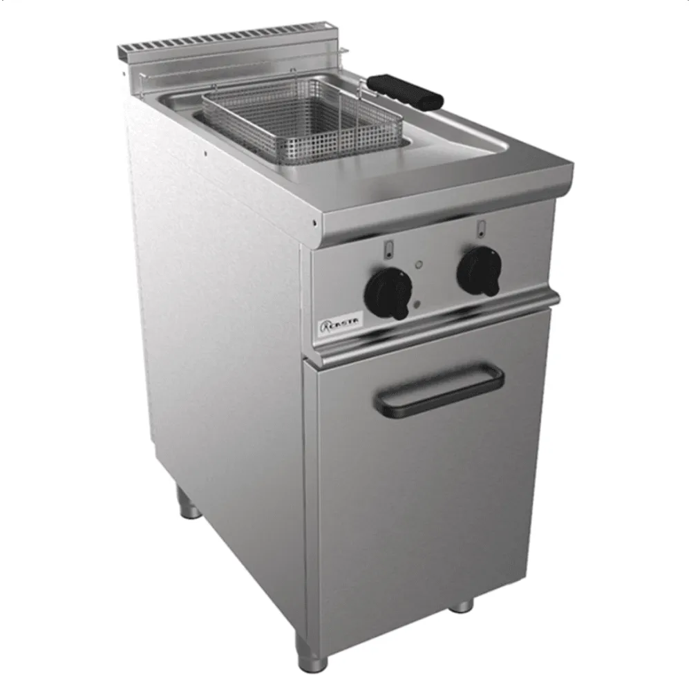 Commercial Grade 13L Electric Fryer with Storage Cabinet