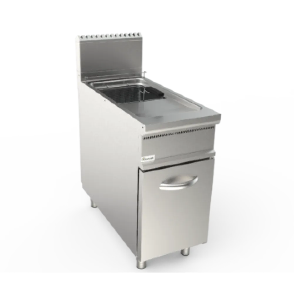 LADYQ 900 - 17L Gas Fryer with Cabinet for Chefs